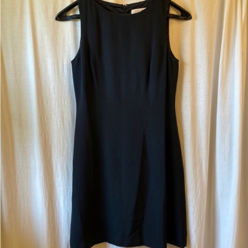 Hugo Buscati Collection 100% Silk Sheath Dress Sleeveless